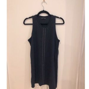 Zara blue dress with front detail size L